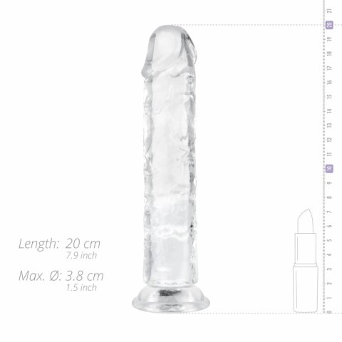 Toyz4Lovers Jelly Classic Transparent Model 18 cm elastyczny