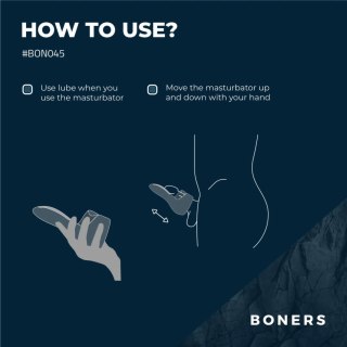 Boners Electric Blue - Intymna maszyna wibracyjna z otwartą konstrukcją