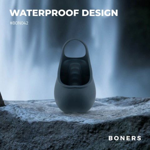 Boners Stimulating Ball Pouch Blue - Model z 10 trybami i silikonem premium