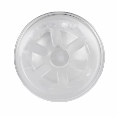 Evolved Double Fantasy - Przezroczysta maszyna intymna dwustronna z pierścieniem wibracyjnym