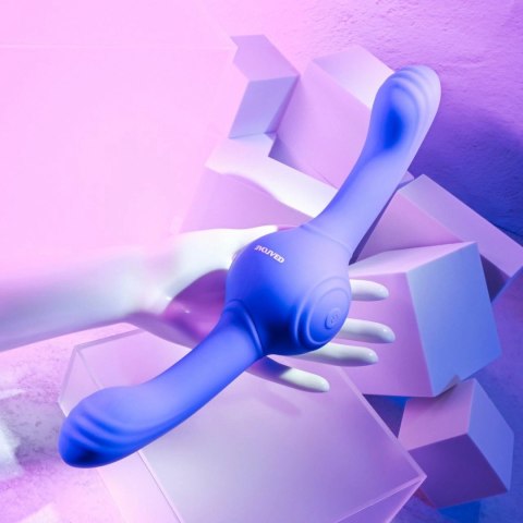 Evolved Our Gyro Vibe Dual End Fioletowy Wibrator Obustronny USB