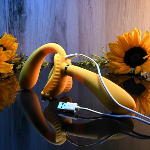 Evolved The Monarch Bezpaskowy Wibrator Intymny 3 Silniki Żołty