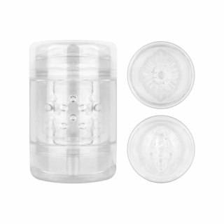 FPPR Podwojna maszyna intymna dwustronna transparentna, kompaktowa