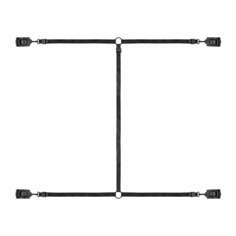 Bedroom Fantasies zestaw pasow mocujących pod materac, regulowane mankiety