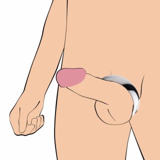 Sarge Stalowy Pierścień Intymny 57 mm - Wytrzymały, Hipoalergiczny