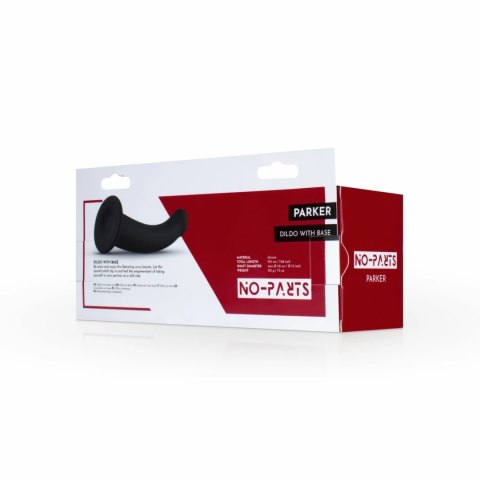 No-Parts Parker Model 19,5 cm Czarny - Anatomiczna Maszyna Intymna z Silikonu