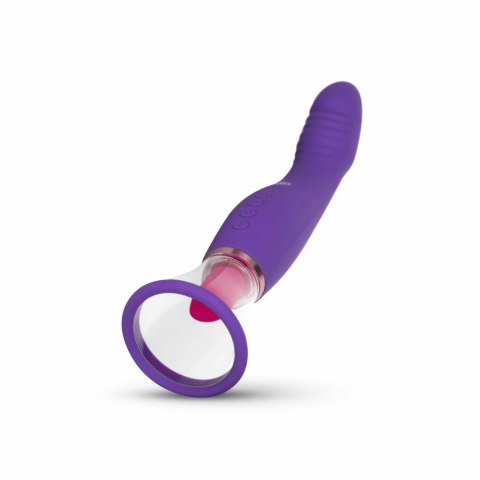 Satisfyer Pleasure Pump G-Spot Vibrator Fioletowy 2 Nasadki USB