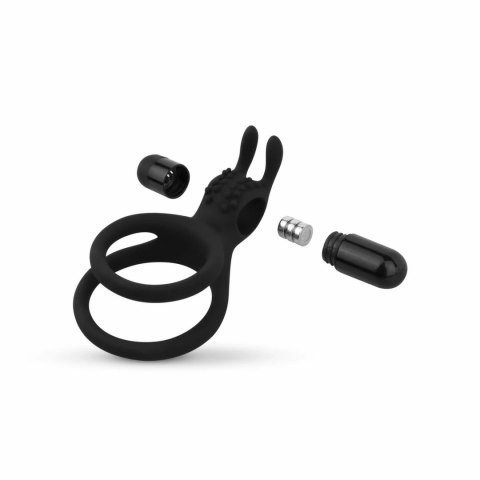 Share Double - Pierścień wibrujący z uszami kroliczka, silikonowy