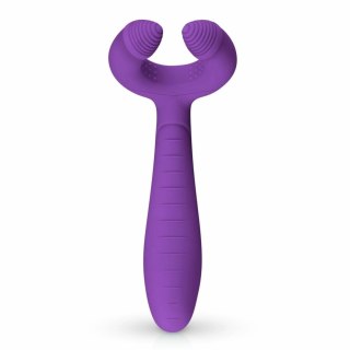 EasyToys Couples Vibrator Purple - Wielofunkcyjny model z podwojnym silnikiem