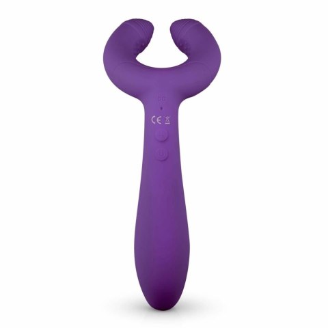 EasyToys Couples Vibrator Purple - Wielofunkcyjny model z podwojnym silnikiem