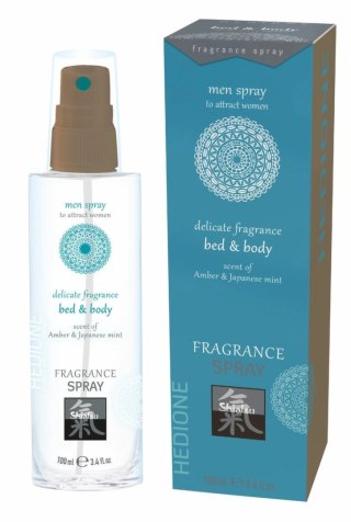 HOT Bed & Body Spray Amber & Japanese Mint - perfumowany spray dla mężczyzn