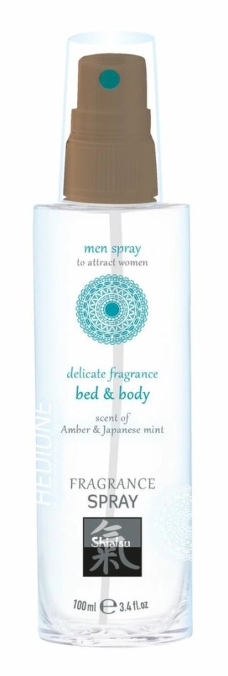 HOT Bed & Body Spray Amber & Japanese Mint - perfumowany spray dla mężczyzn