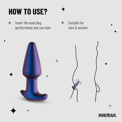 Hueman Meteoroid - anatomiczna wtyczka analna z obrotowym systemem i pilotem