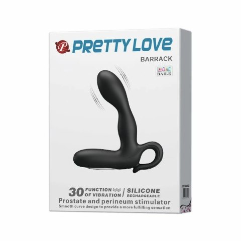 Pretty Love Barrack - anatomiczna zatyczka wibrująca USB, 30 trybow