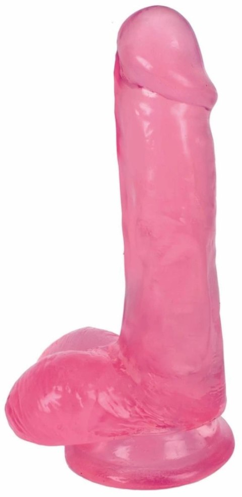 ToyJoy Cherry Ice 15 cm - Transparentny model z przyssawką