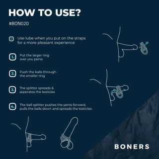 Boners Liquid Silicone Separator Pierścieniowy - elastyczny system unieruchamiający