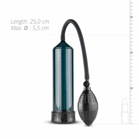 EasyToys System prożniowy z pompką do powiększania czarny 21 cm