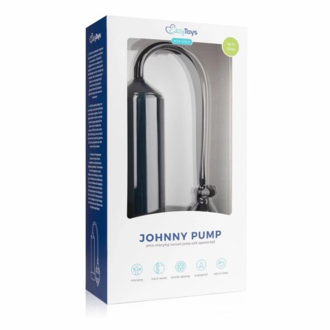 EasyToys System prożniowy z pompką do powiększania czarny 21 cm