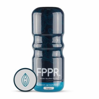 FPPR. Biała maszyna intymna z anatomicznym otworem i teksturą