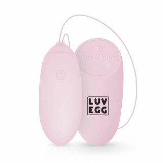 LUV EGG Model Pink - Wibrujące Jajko z Pilotem, 12 Trybow, Silikon