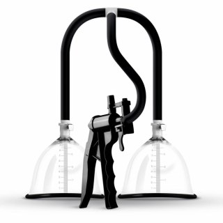 SAIZ Breast Pump Premium - Podwojny system prożniowy, przezroczysty