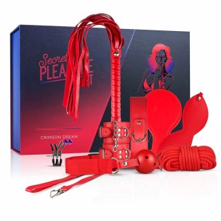 Secret Pleasure Chest Crimson Dream Zestaw Akcesoriow BDSM 8 elementow