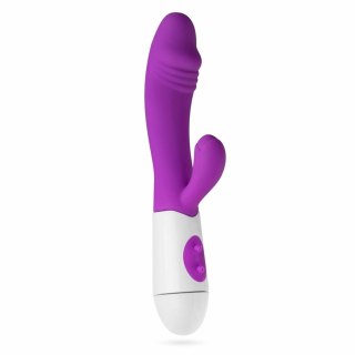Teazers Rabbit Vibrator Fioletowy 10 Trybow Silikonowy Model Anatomiczny
