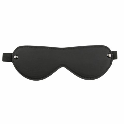 EasyToys Leather Eye Mask - Skorzana maska na oczy z elastyczną taśmą
