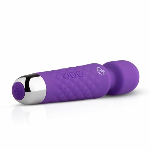 EasyToys Mini Wand Purple - Kompaktowy masażer wielofunkcyjny 18 trybow