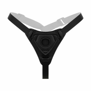 EasyToys Silicone Strap-On System Regulowany, silikonowy, czarny, 110 cm