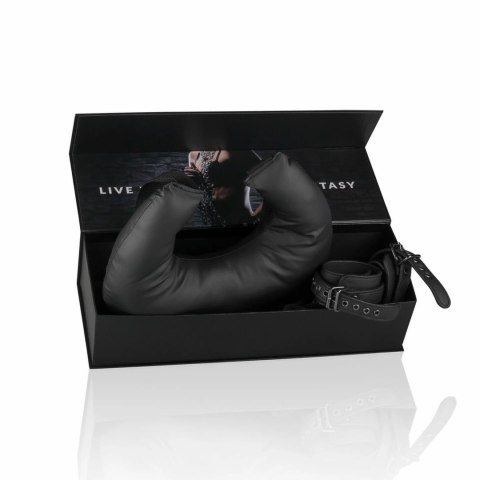 EasyToys System podtrzymujący z poduszką i regulowanymi paskami czarny