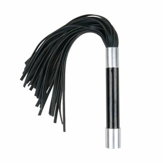 Ouch! Flogger z metalowym uchwytem - elegancki bat do gry scenicznej
