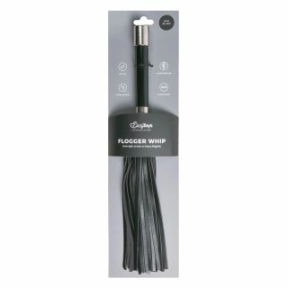 Ouch! Flogger z metalowym uchwytem - elegancki bat do gry scenicznej