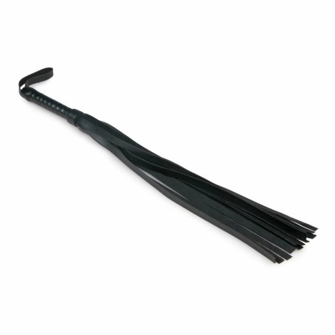 Sinner Gear Mini Skorzany Flogger z Ergonomicznym Uchwytom Czarny
