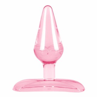 Dream Toys Pink Mini Plug z motywem motyla i przyssawką 7 cm