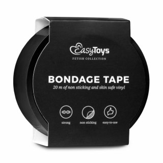 EasyToys Black Tape 20m - wielofunkcyjna taśma do zabaw intymnych