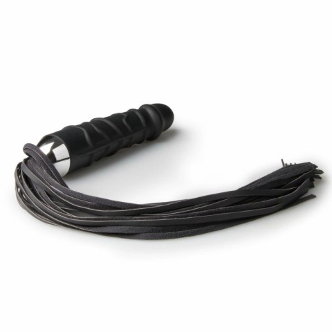 EasyToys Flogger z silikonowym uchwytem - model anatomiczny, czarny