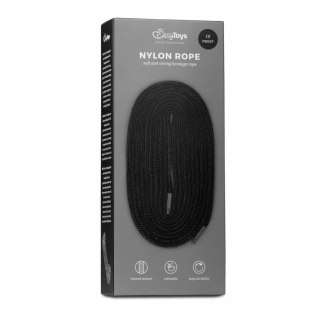 EasyToys Lina wiązania nylonowa czarna 10m wytrzymała i miękka