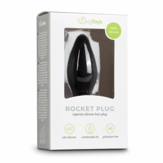 EasyToys Plug silikonowy czarny S - komfortowy model dla początkujących