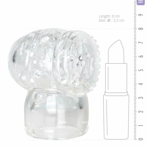 EasyToys Wand Attachment Clear - Nakładka anatomiczna do masażera