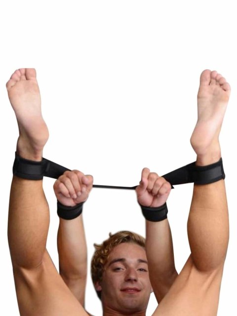 Master Series Czarny System Wiązania 4-manżetowy, regulowany, 37 cm