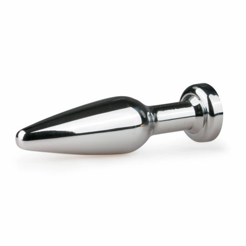 Rimba Aluminium Plug Anatomiczny Srebrny z Kryształem L