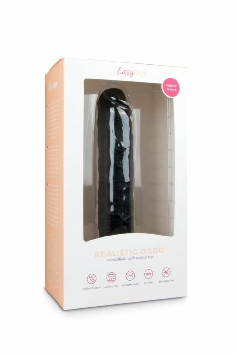 TOYJOY model Black 28,5 cm - anatomiczna forma, czarny kolor