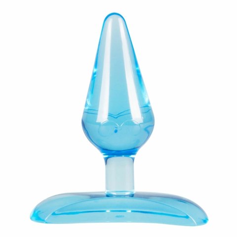 TOYZ4LOVERS Anal Plug Motyl Transparentny Niebieski 7 cm TPE z Przyssawką