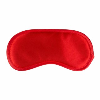 ToyJoy Red Satin Eye Mask - lśniąca satynowa opaska na oczy, czerwona