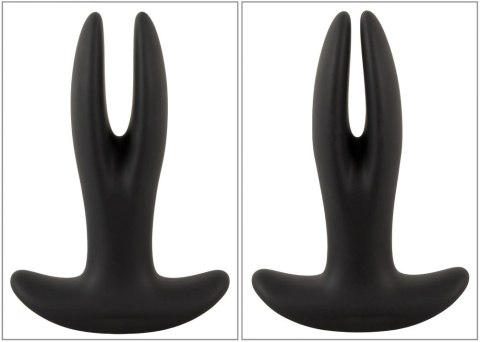 ANOS RC Spreader 2-ramienny z wibracją, silikonowy, pilot, czarny