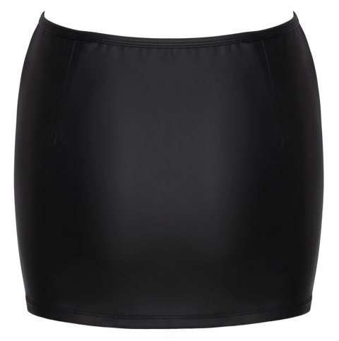 Cottelli PARTY Spodniczka Mini Czarna Zip z Dżetami, Rozmiar L