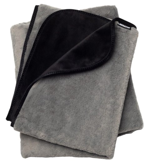 Liberator Fascynator Dwustronny Koc Ochronny Szary/Czarny 183x137cm
