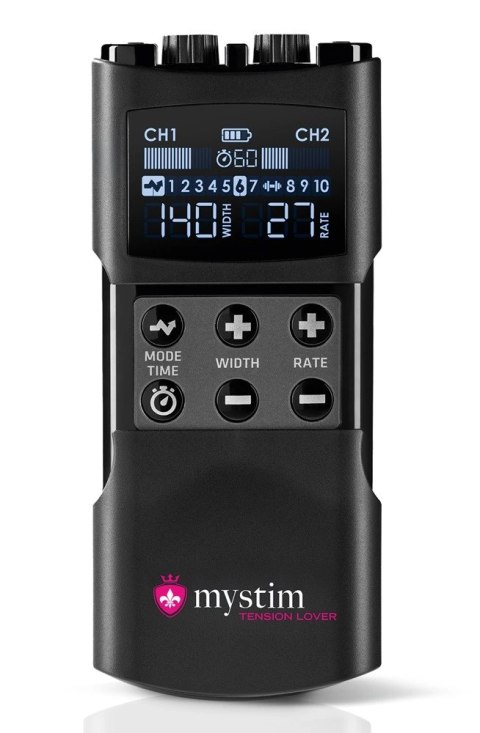 Mystim Tension Lover 2 - Zaawansowany Powerbox E-Stim, 2 kanały, USB-C