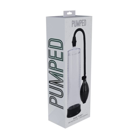Pumped Basic Pump 1 - Przezroczysty model wodoodporny, uniwersalny rozmiar